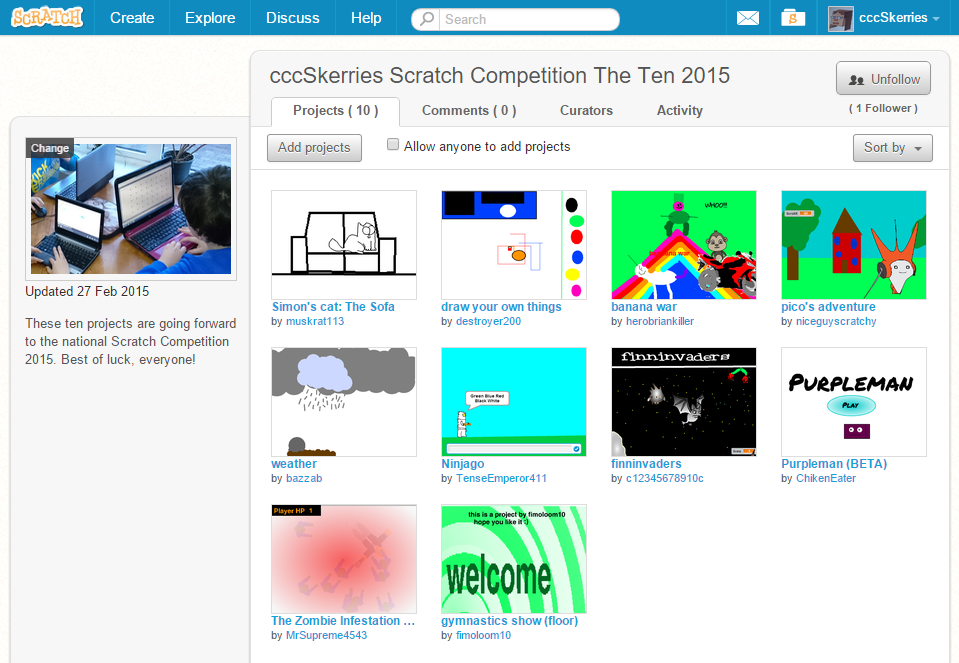 Read more about the article 2015 Scratch Competition Entries